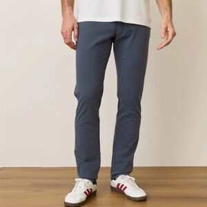 Marine Layer 5 Pocket Pant In Ombre Blue